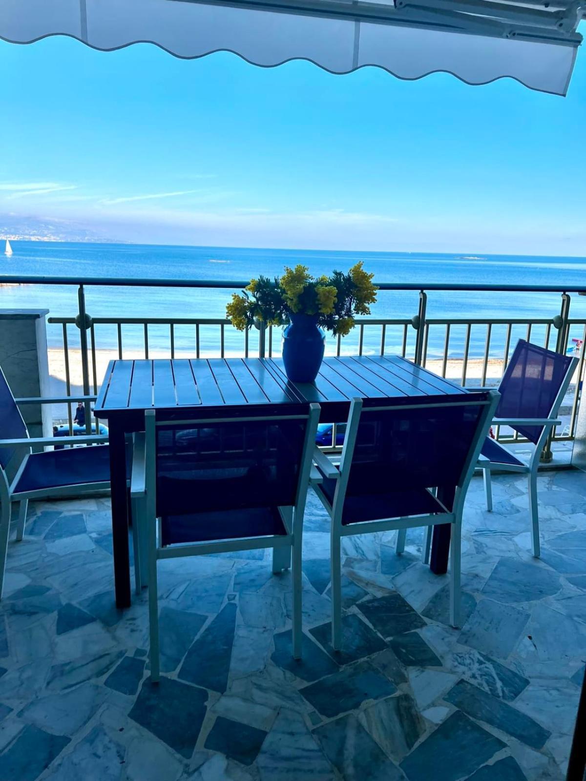 Seafront One Bedroom Apartment With A Terrasse Swimming Pool And A Parking Antibes Exteriör bild